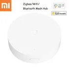 Многорежимный умный шлюз Xiaomi Mijia, 3 голосовых пульта дистанционного управления, умные устройства ZigBee 3,0, Wi-Fi, Bluetooth Mesh