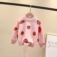 diimuu baby girls clothes sweater tops children wear infant toddler kids dress outfits winter casual long sleeve warm coat