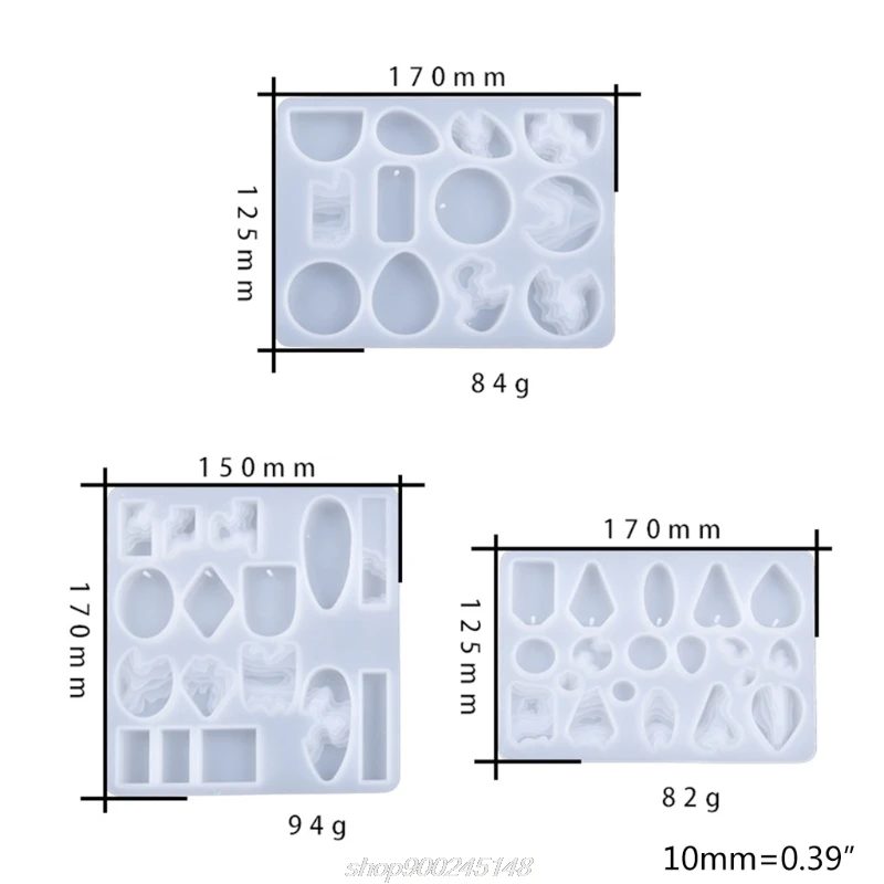 

Earring Beach Landscape Crystal Epoxy Resin Mold Nature Coastline Island Pendant Silicone Mould DIY Crafts F05 21 Dropship