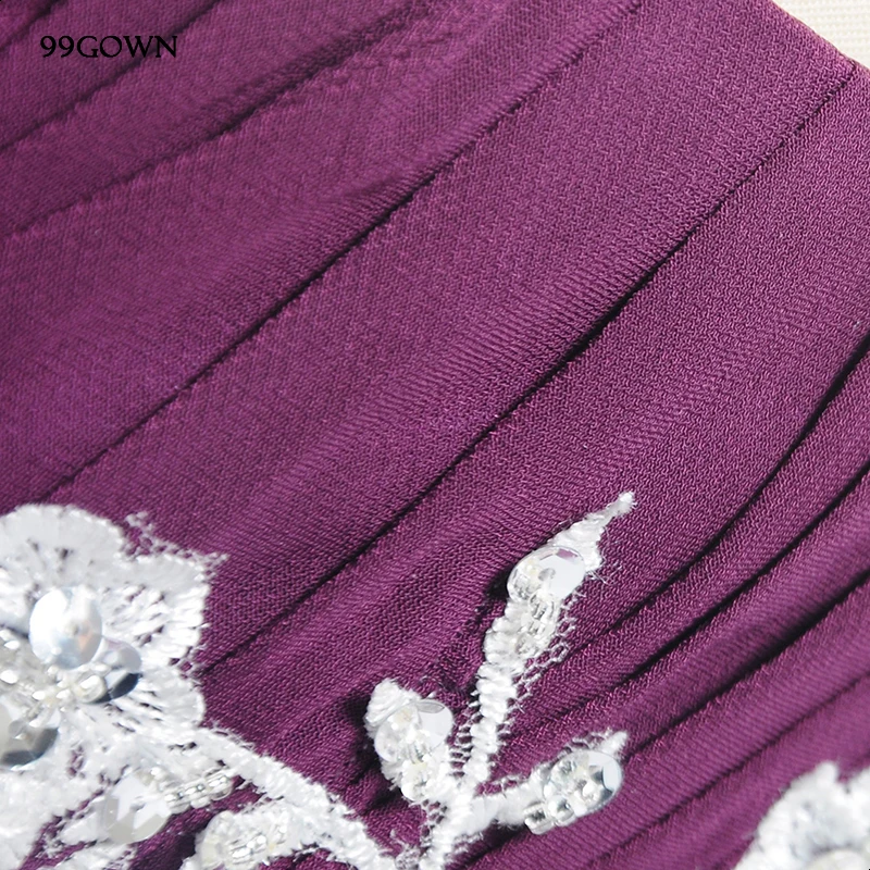99GOWN свадебные вечерние платья для женщин без бретелек Роскошная вышивка длинные