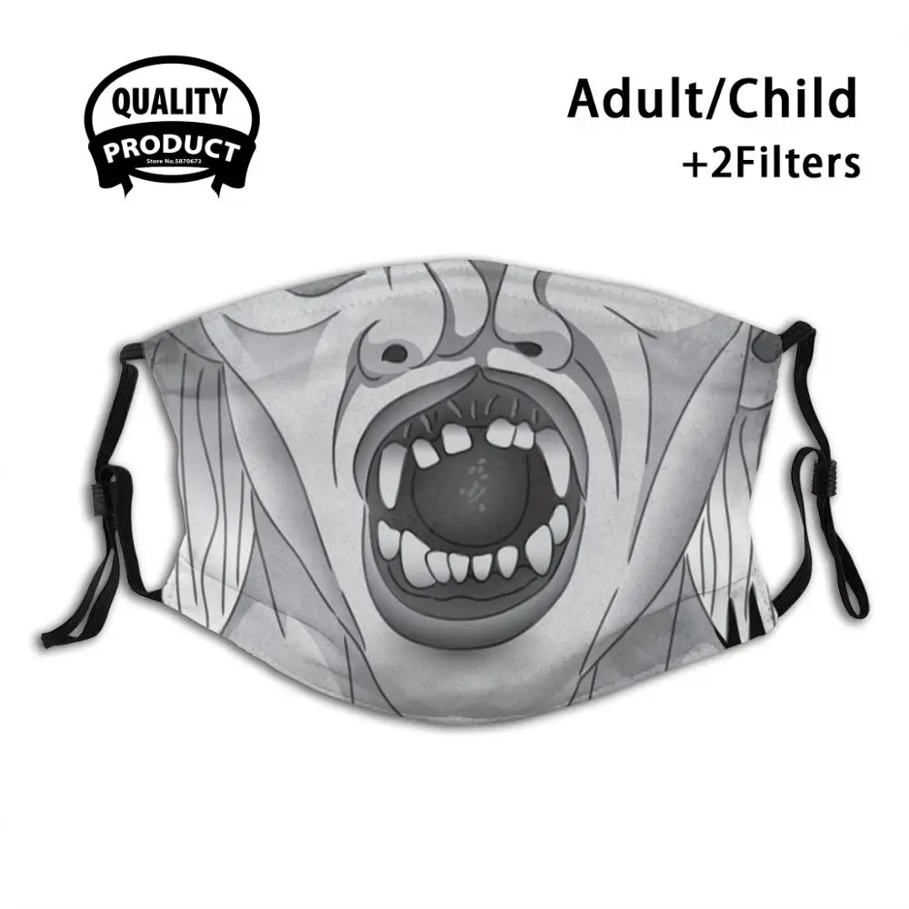 Монстра Анти-пыль маска для лица с моющимся фильтром ReusableTobe Веселые домашние
