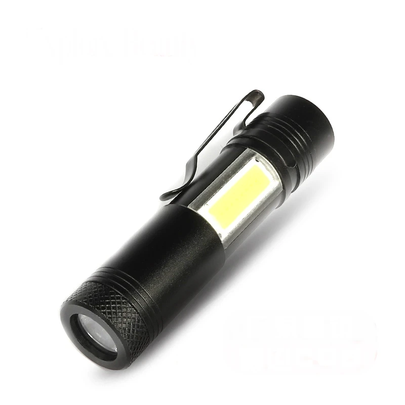 350 люмен светодиодный вспышка светильник 4 режима карманный мини COB Светодиодный