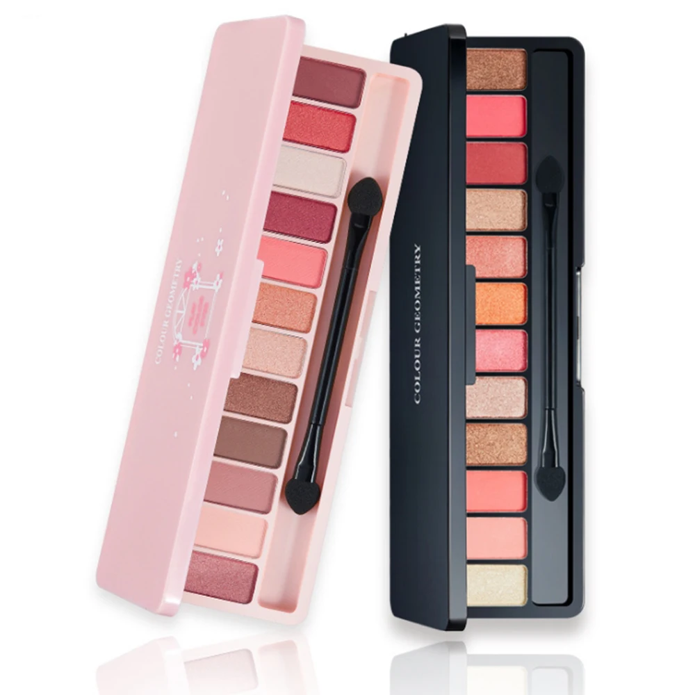 Профессиональные 10 цветов Палитра теней для век Макияж Блеск матовые тени