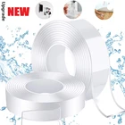 Многоразовая моющаяся нано-лента, двусторонняя клейкая лента 1235 м, не оставляет следов, для прочной фиксации предметов