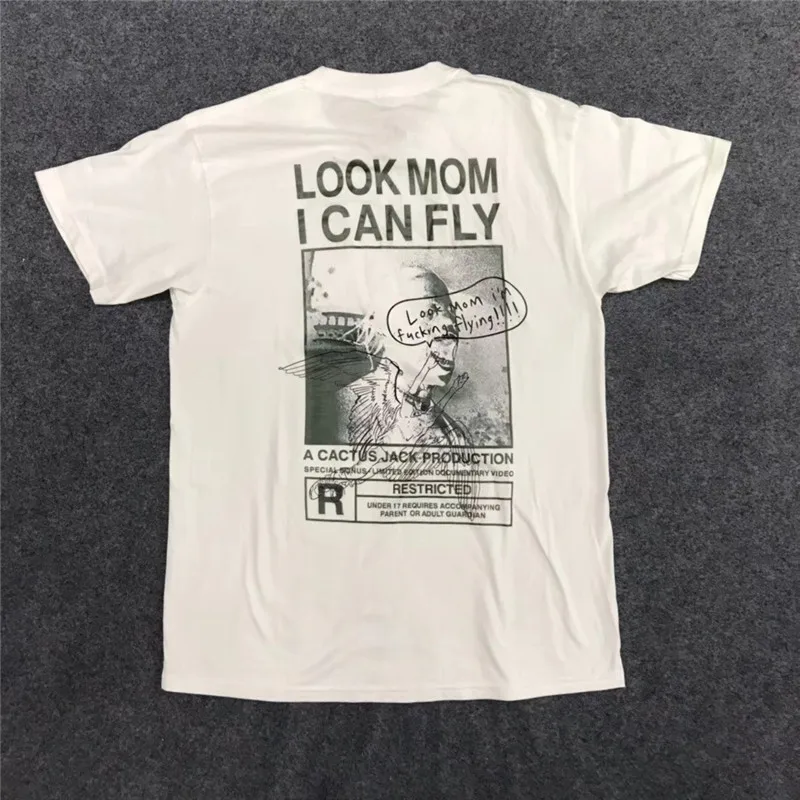 Футболка Travis Scott Look Mom i Can Fly персонализированная футболка Astroworld для мужчин и