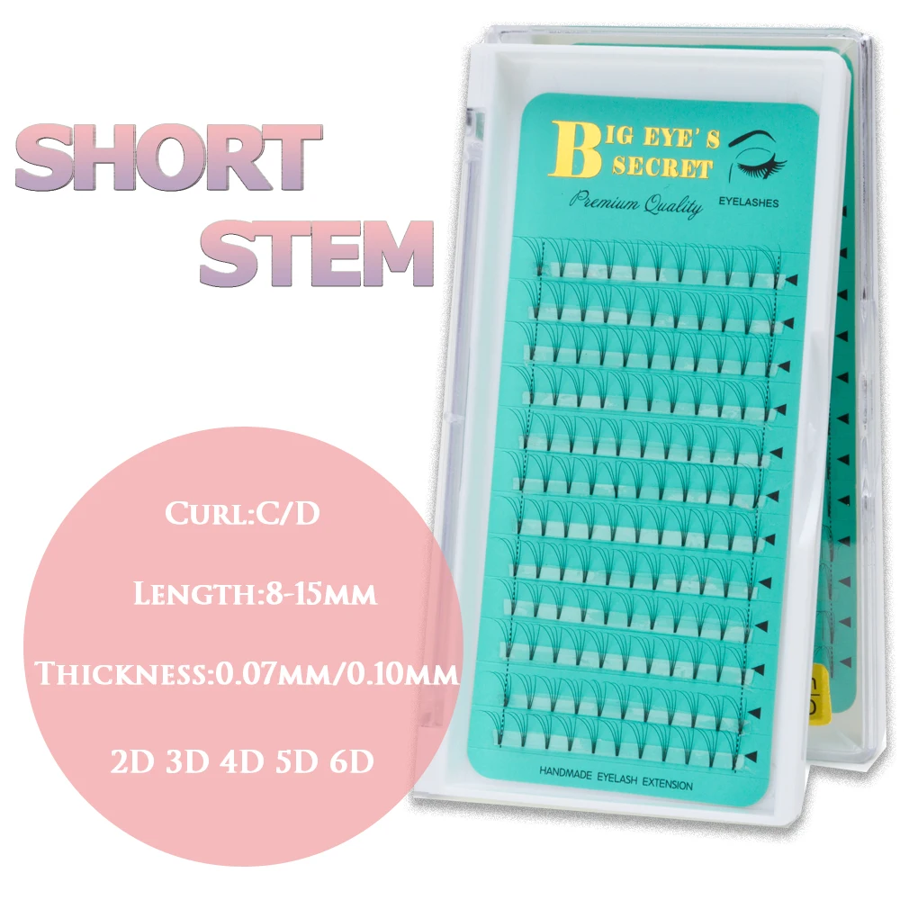 Короткие ресницы ручной работы по заводской цене русские объемные вееры русский