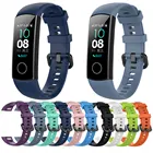 Силиконовый ремешок для часов Huawei Honor Band 4 5, водонепроницаемый браслет для смарт-часов, аксессуары Band4 Band5