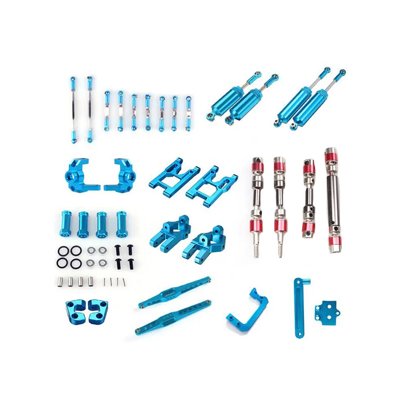Обновленный набор металлических аксессуаров для Wltoys 12428 12423 1/12 Feiyue FY03 /02/01 багги с