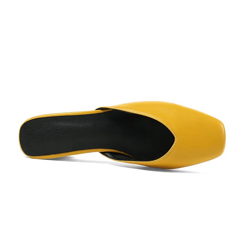 ESVEVA/женские туфли лодочки летние на квадратном каблуке средней высоты женская