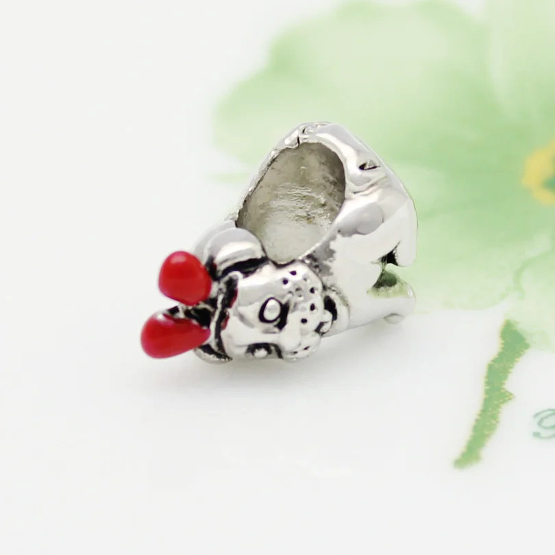 Бесплатная доставка браслет Пандора с шариками в виде щенка оленьи рога