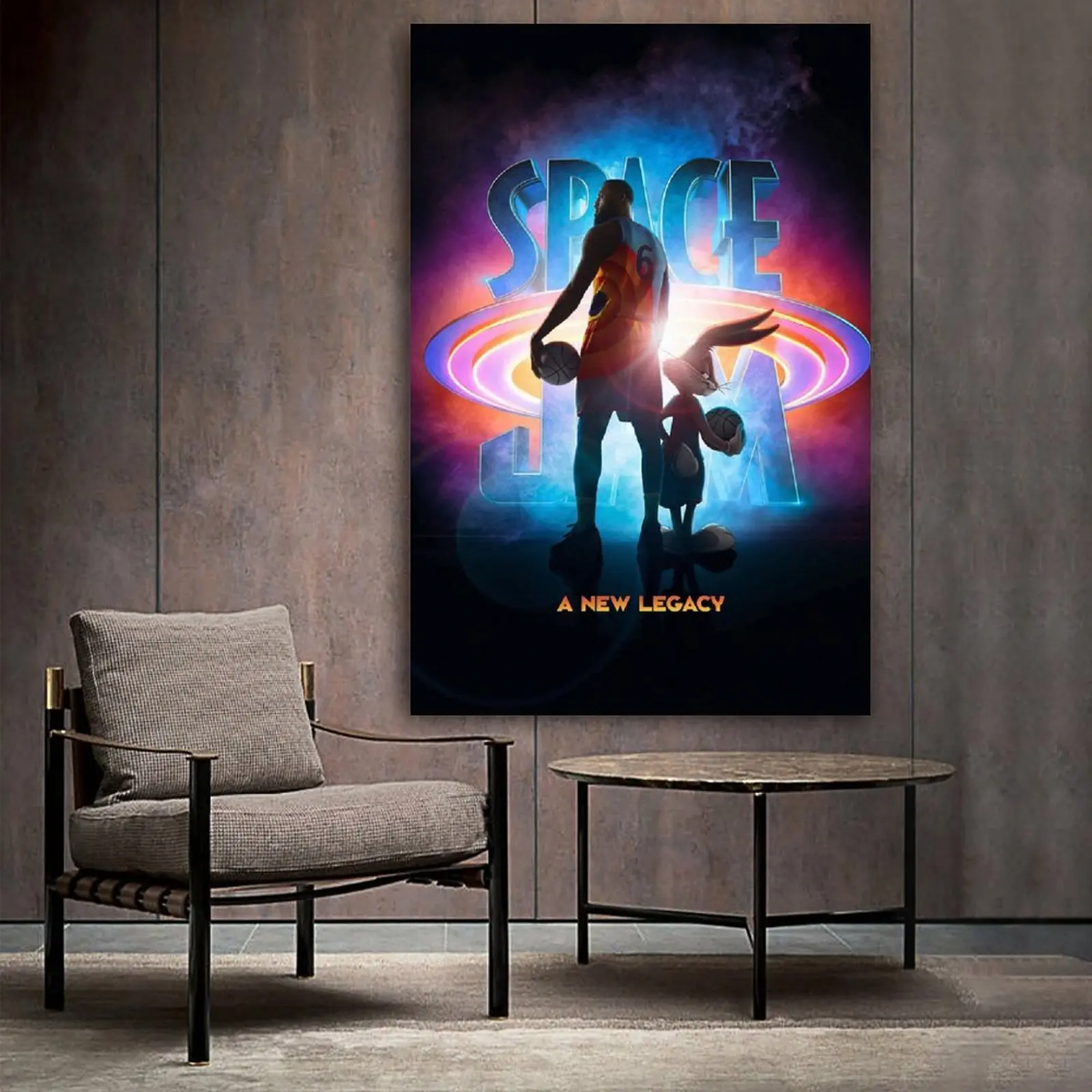

Space Jam A New Legacy Poster Poster Decorative Painting Canvas Wall Art Living Room Posters Bedroom Painting