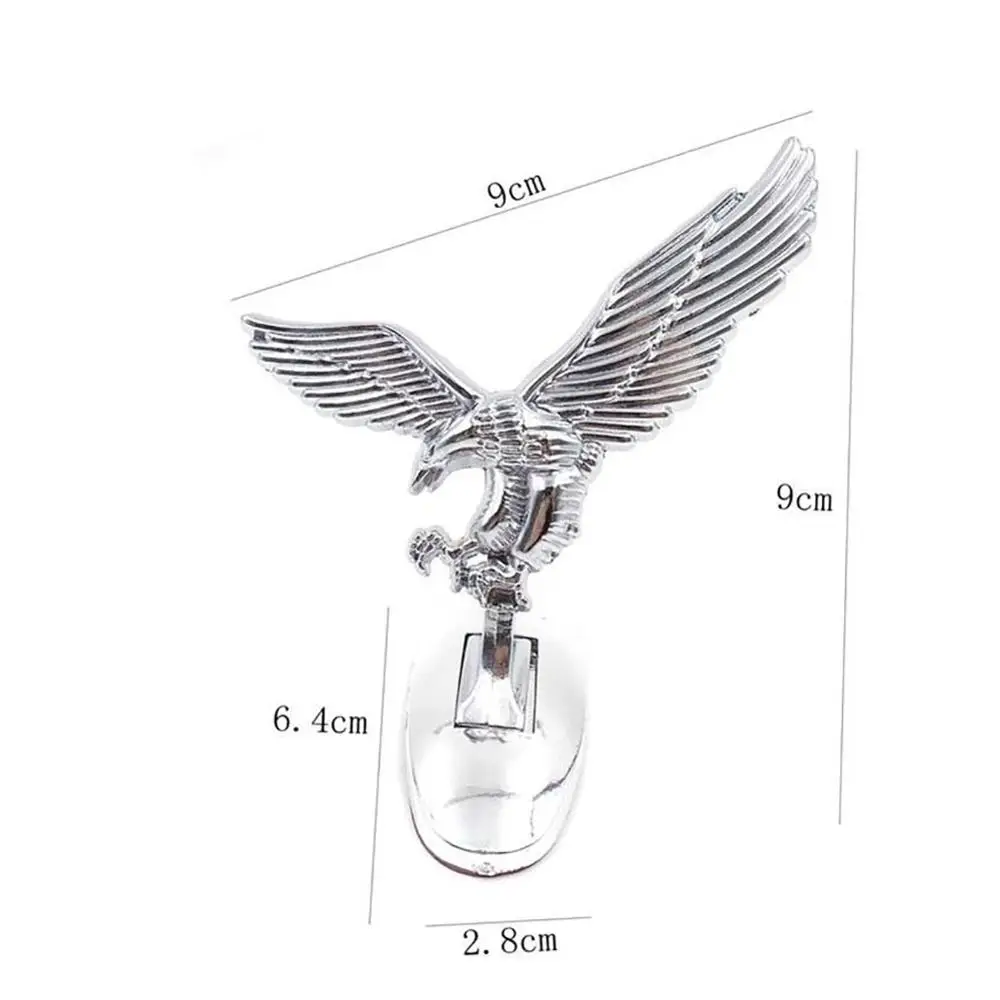 Высококачественный винтажный Универсальный 3D логотип орла передняя крышка