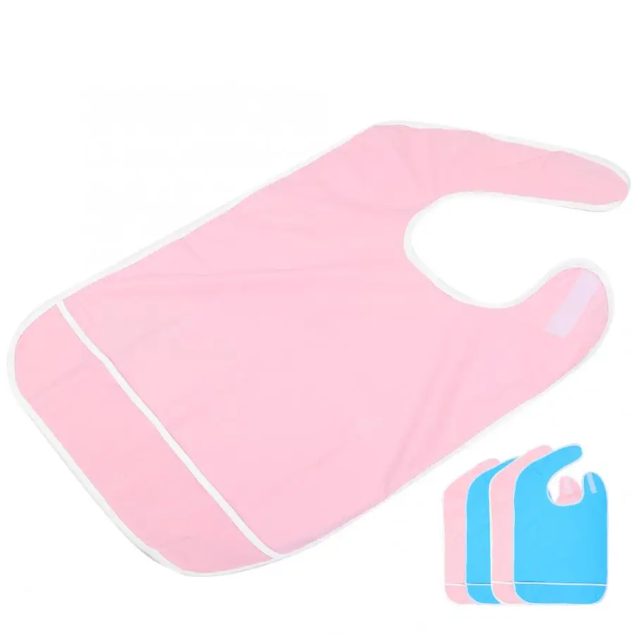 

Back Support Adult Elderly Anti-oil Reusable Waterproof Bib Apron Eating Bib Dining Aid Protector Therapy