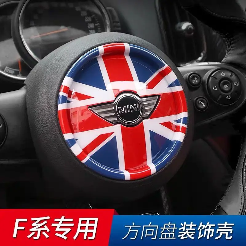 Наклейка ABS Юнион Джек центр рулевого колеса декоративная наклейка для BMW MINI Cooper