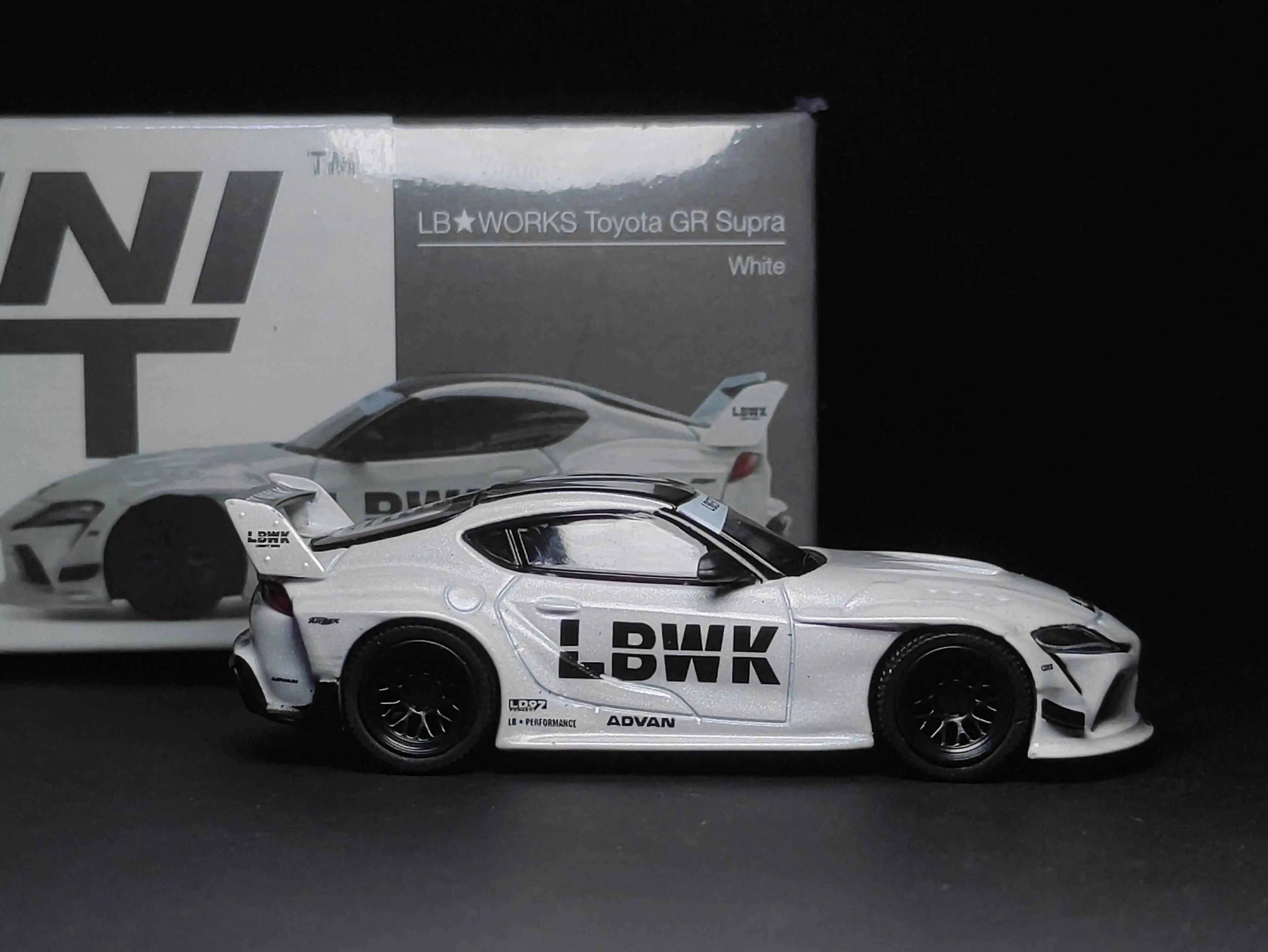 

HeyToys Mini GT 1/64 235 LB WORKS Toyota GR Supra DieCast Model Car Collection Limited Edition