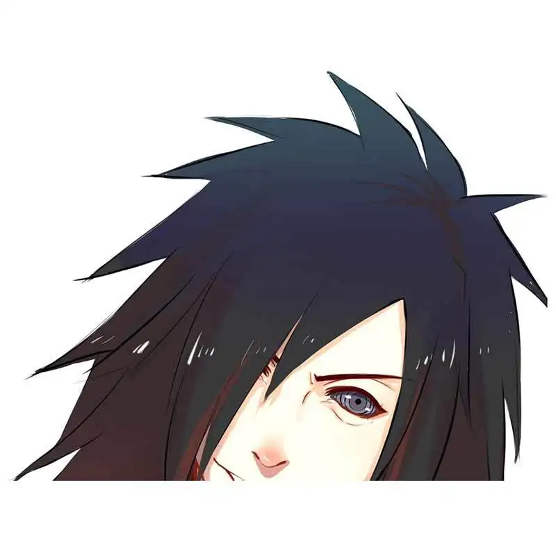 

15cm X 12cm for ITACHI Peeker Anime Peeking Sticker Window Car Vinyl Decal Car Truck Decal Bumper Personality