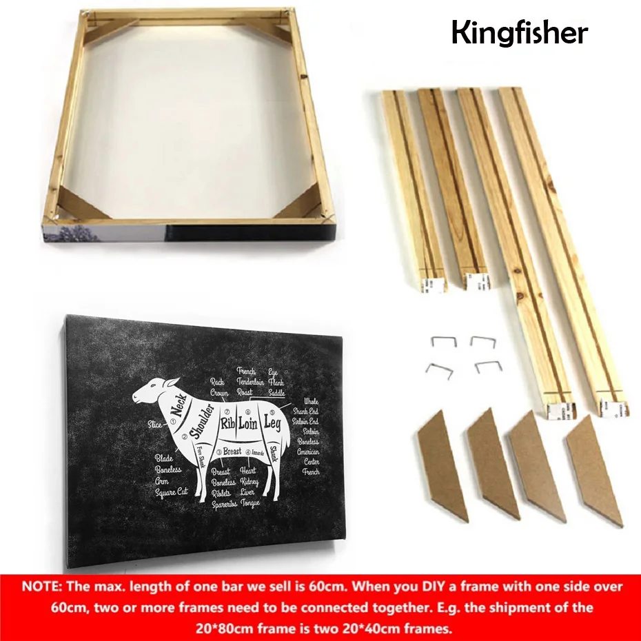 DIY большие оригиналы деревянная фоторамка картина по номерам рамка настенная Художественная холст картины рамка Висячие картины рамка домашний декор