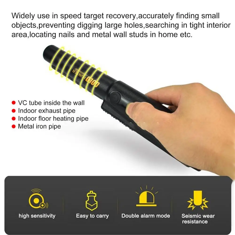 Профессиональный точечный металлоискатель Gold Hunter подземный сканер с умным