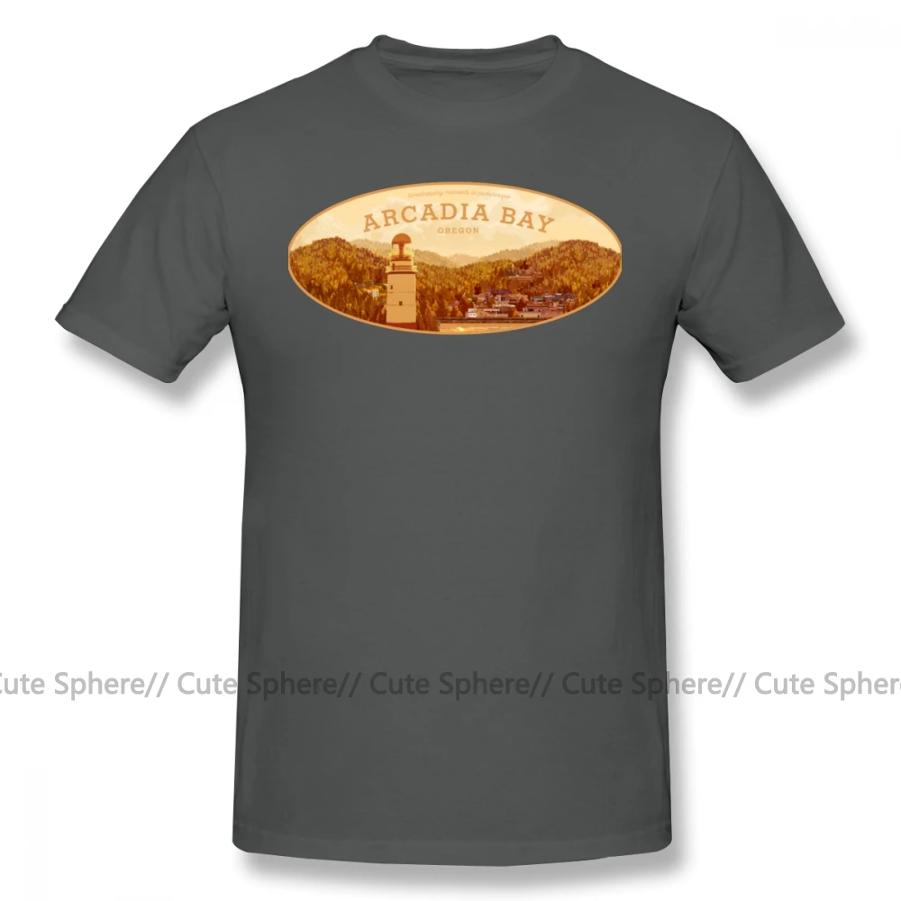 Жизнь странная футболка жизнь Arcadia Bay с логотипом 6xl Мужская забавная модная