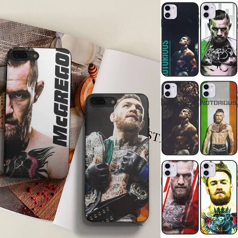 

Conor Mcgregor Boxing King Phone Case Fundas Shell Cover For Iphone 6 6s 7 8 Plus Xr X Xs 11 12 13 Mini Pro Max