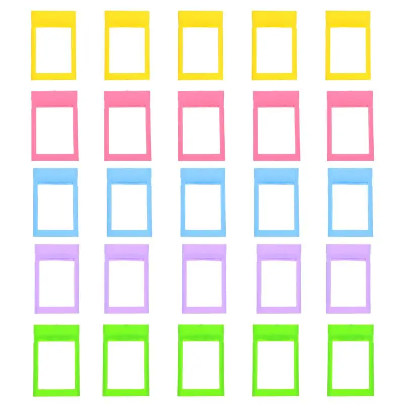 

25PCS Tabletop Photo Frame Decorative Picture Frame Compatible for Mini