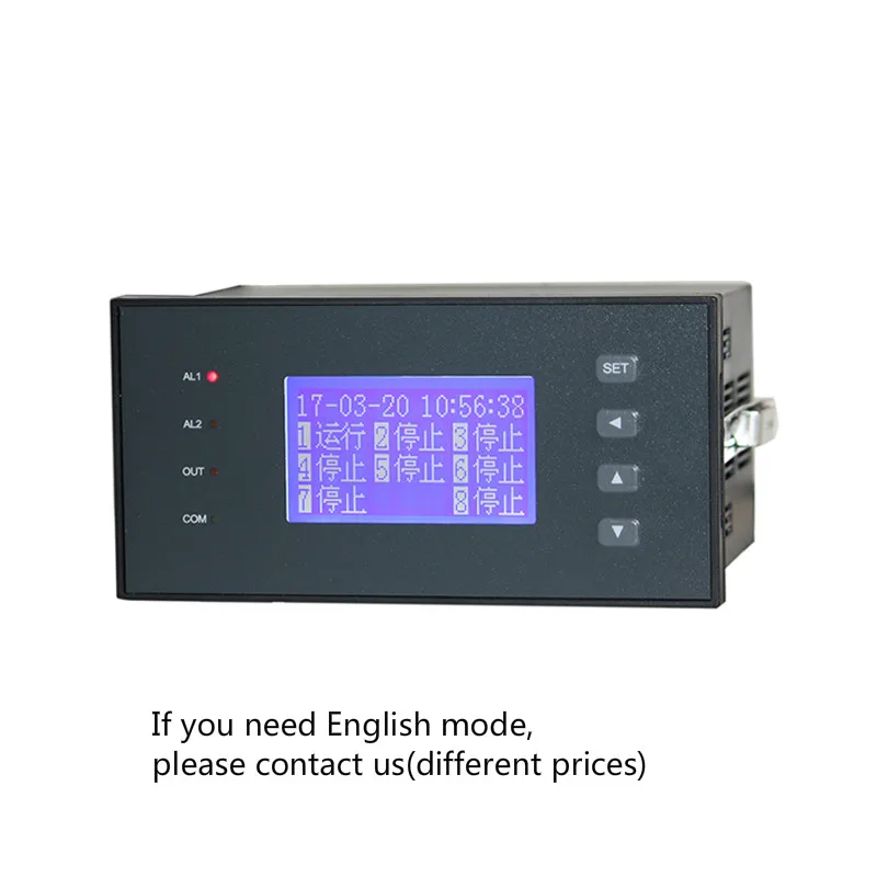 

1096 8-channel Large-scale Equipment Operation Time Recorder Machine Working Timer Industrial Switch Start Stop Time Recording