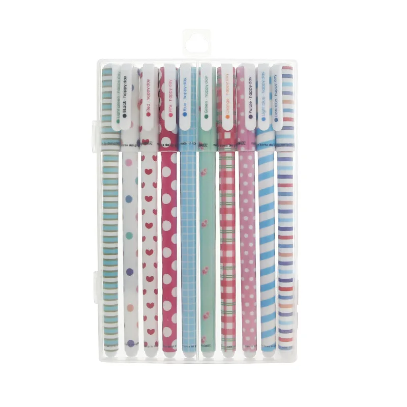 Женская цветная ручка цветок животное звездная звезда сладкая гелевая ed 0 5 мм