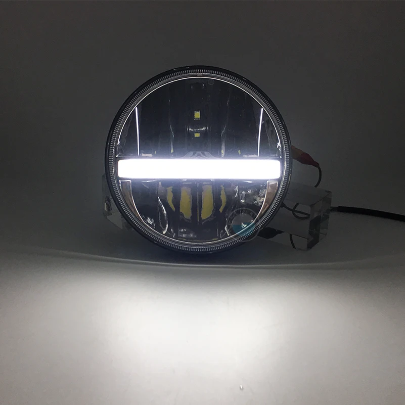 7 дюймов светодиодные фары с полосы света &quotСВЕТОДИОДНАЯ головная фара дальнего