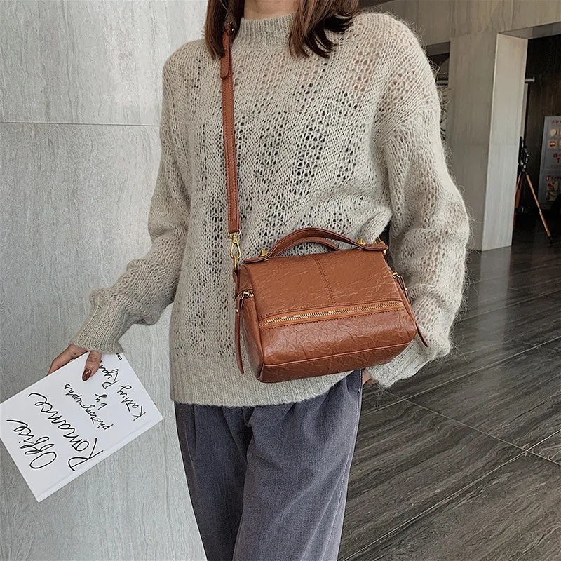 Женская сумка-Бостон в стиле ретро новинка 2019 сумка через плечо сумка-тоут