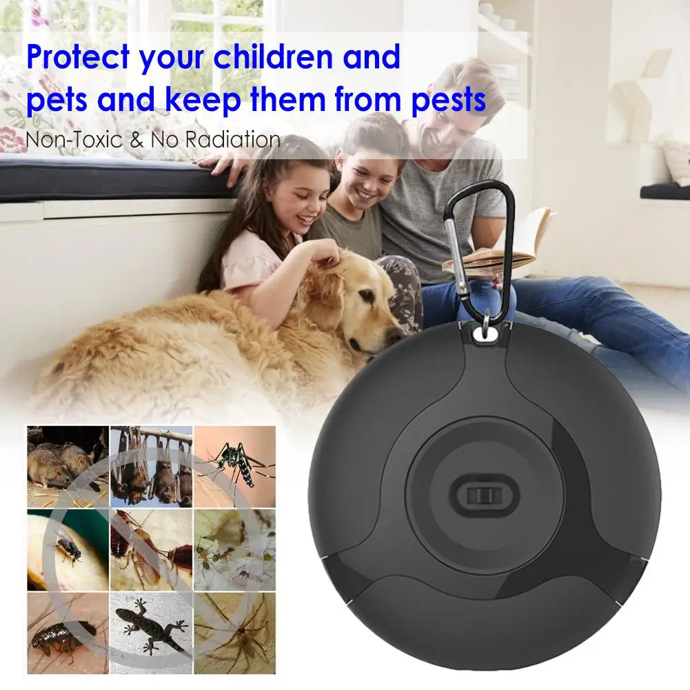 Портативный Ультразвуковой Отпугиватель вредителей электронный отпугиватель