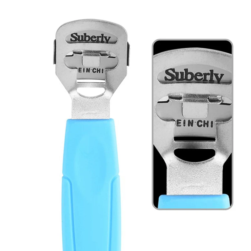 

2PC Stainless Steel Pedicure Knife Foot Dead Skin Remover Exfoliator Heel Skin Knife Pedicure Foot Care Tool