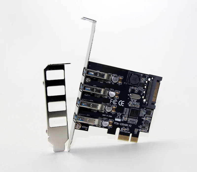 4 порта USB 3 0 5 Гбит/с PCI Express X1 адаптер для карты концентратор Поддержка