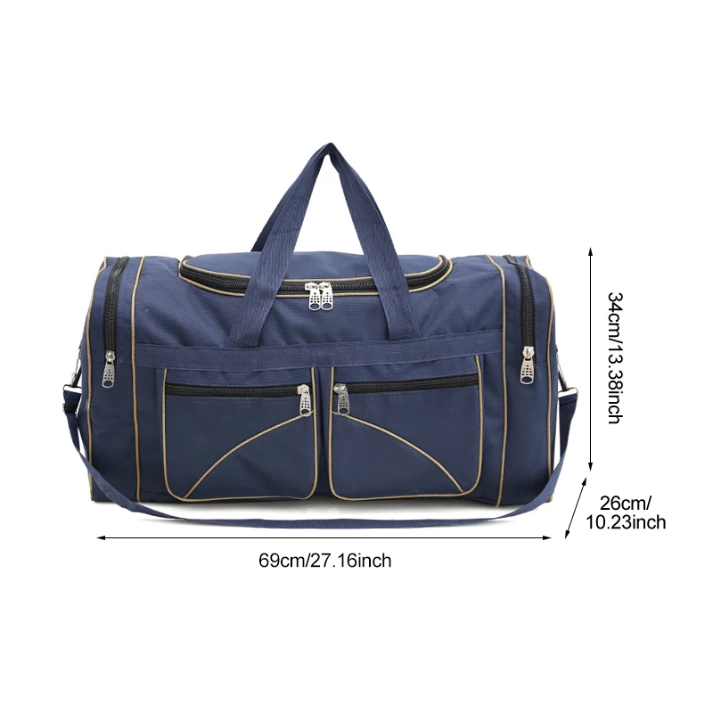 

Portable Duffle Bag Large Foldable Capacity Weekend Outdoor Short Trip Clothes Shoes Storage Organizer Travel Goods Accessories