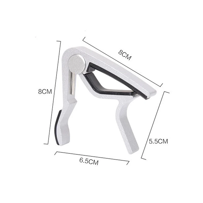 

1Pcs Acoustic Guitar Capo Quick Change Tune Trigger Clamp Trigger Bass Violin Ukulele Capo Mandolin Single-handed Tune Adjuster