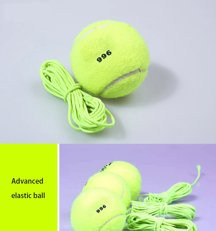 

1PC Professional Tennis Training Ball With 3.5m Elastic Rope Rebound Practice Ball With String Portable Tennis Train Balls