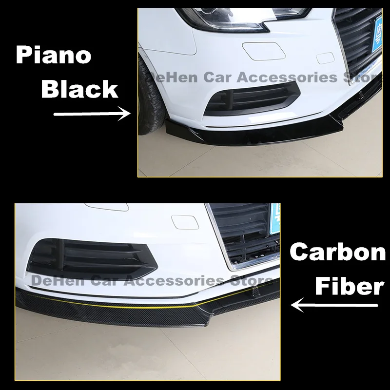 Комплект губ для переднего бампера автомобиля разветвитель спойлера диффузор