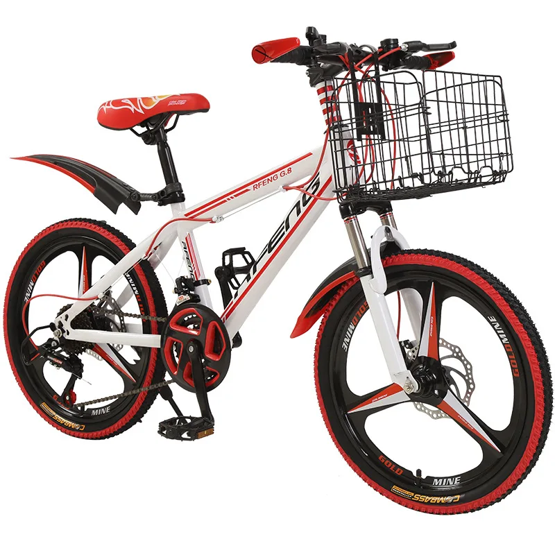 Mountain bike shock absorber 20 inch disc brake 21 speed student car children bicycle mountain road | Спорт и развлечения
