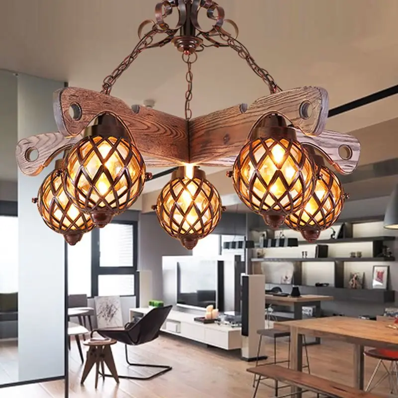 Светодиодная креативная индивидуальная люстра в американском стиле для