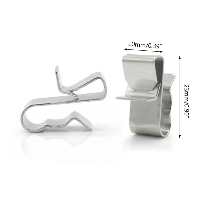 

50Pcs 2x4mm Stainless Steel Solar PV Cable Clips For System Mounting Installation