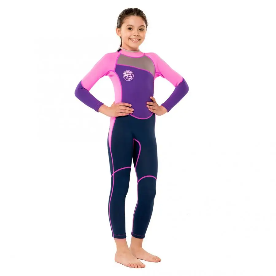 Детский неопреновый купальник с длинным рукавом 2 5 мм цвет в