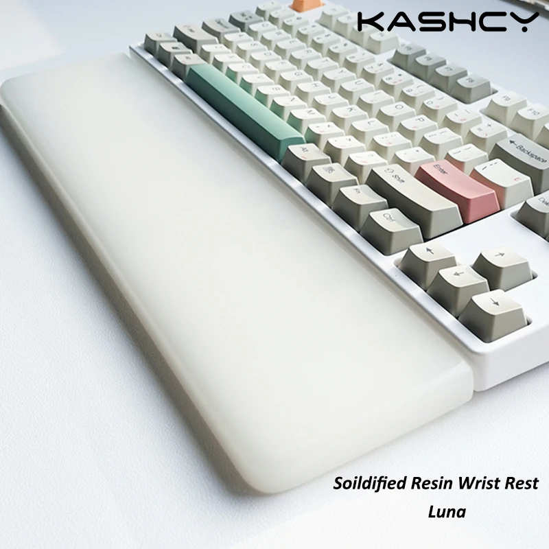 Отдых для рук из твердой смолы чистый белый луна эргономичной игровой