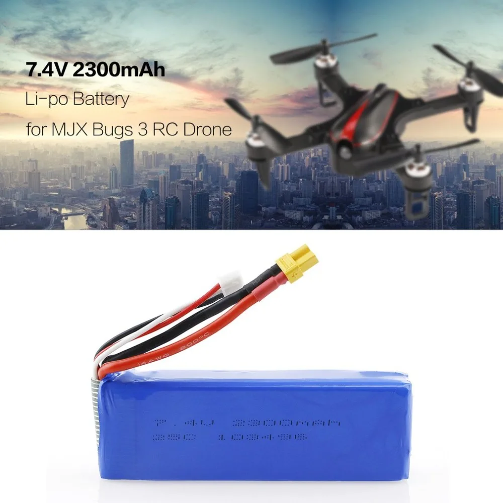 RC Модернизированный 7 4 V 2300mAh 2S 35C Li po аккумулятор с XT30 вилкой запасные части