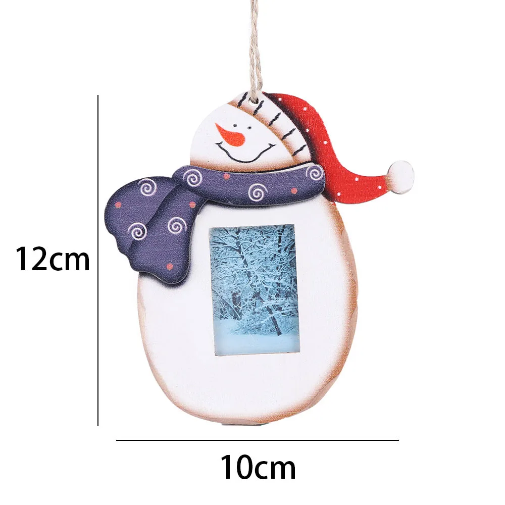 Рождество Санта Клаус Снеговик рамка для фотографий Держатель Рамка