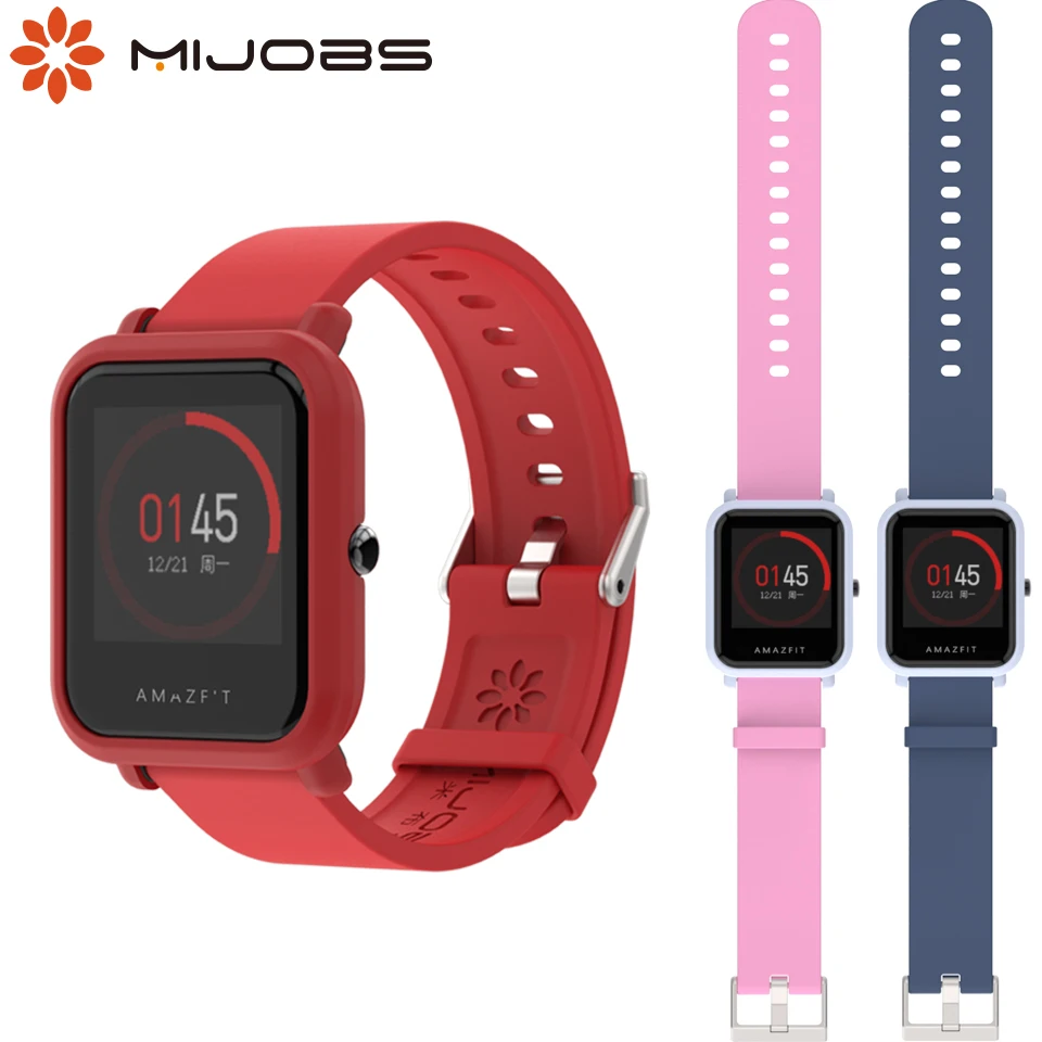 Ремешок для Amazfit Bip пластиковый корпус из поликарбоната защитный чехол для Xiaomi Huami Amazfit Bip BIT PACE Lite умные часы 20 мм