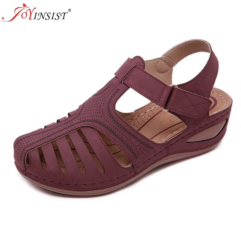 

Women's Sandals Summer Ladies Girls Comfortable Ankle Hollow Round Toe Shoes Female Fashion Breathable shoes New style