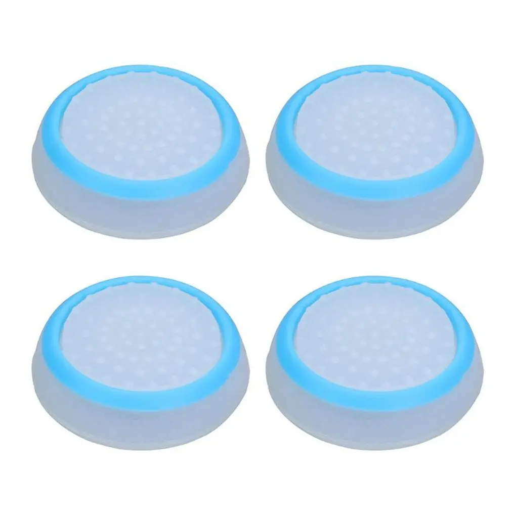 

Колпачки для стиков под большой палец, 4 шт., колпачки для Playstation 4, Ps4 Pro, тонкие силиконовые колпачки для аналоговых стиков, колпачки для стико...