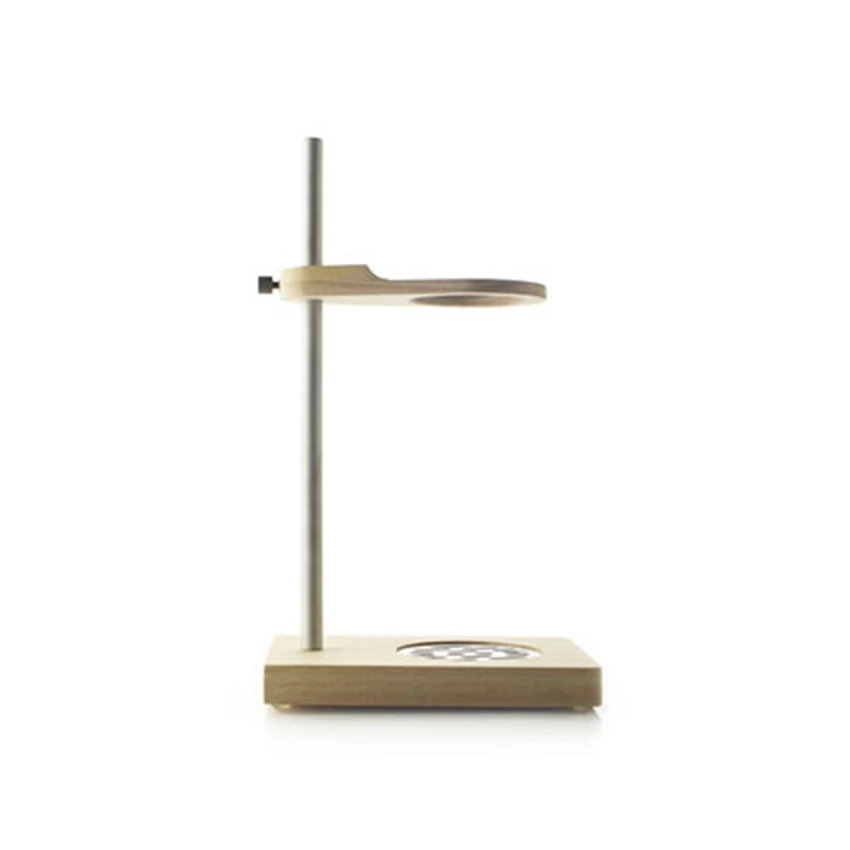 Держатель для кофейного фильтра регулируемый держатель чашки деревянная основа