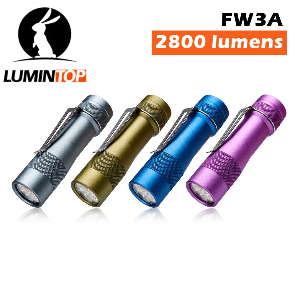 Люминесцентный FW3A фонарик 18650 Смарт Anduril прошивки тройной светодиодный CREE XPL