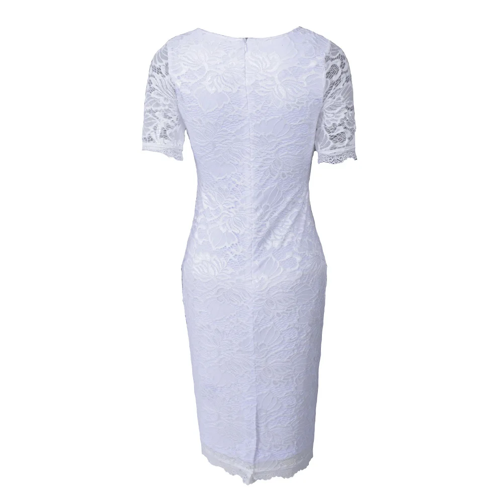 Женское элегантное сексуальное кружевное цельное платье с вырезами костюм