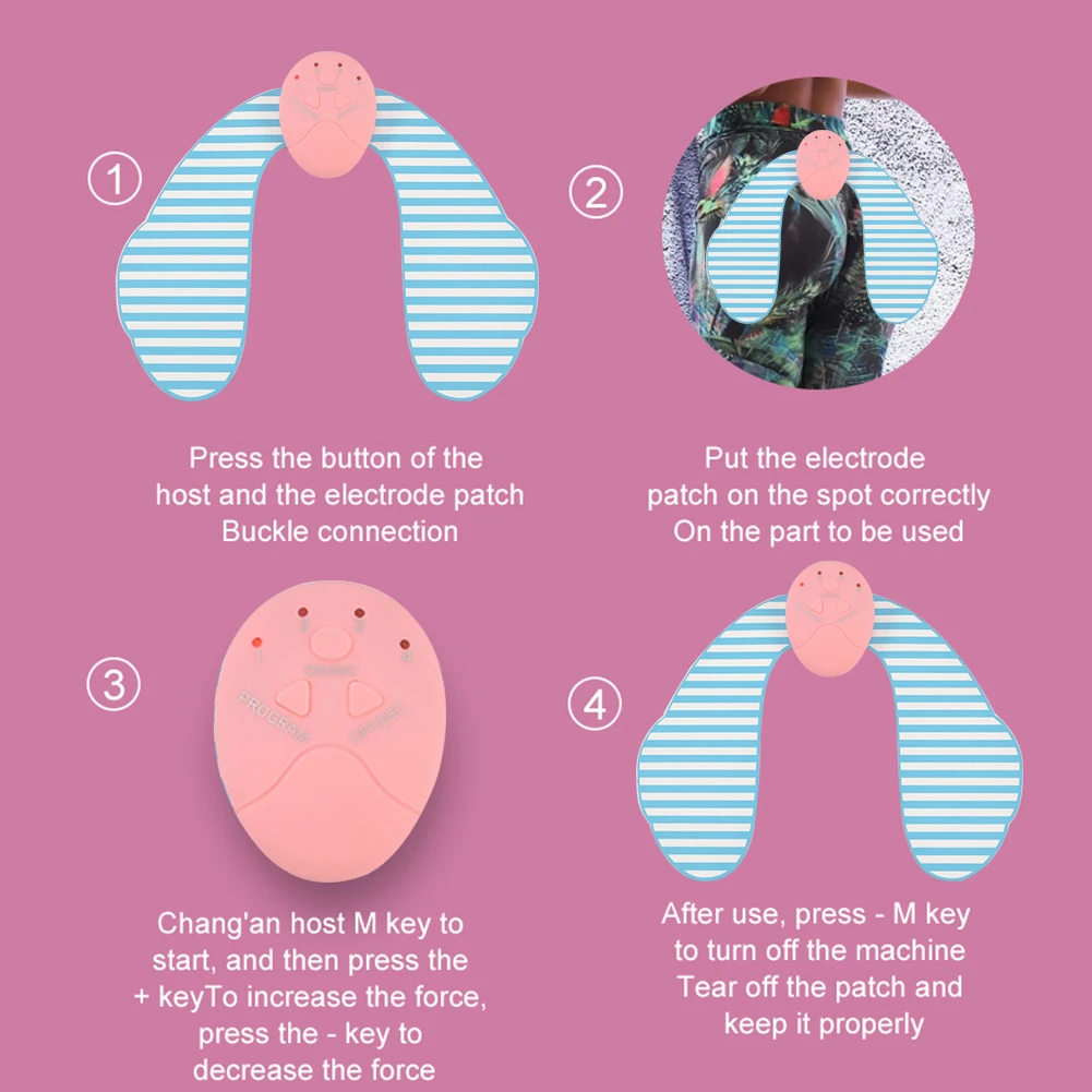 Электрический стимулятор для ягодиц тренажер бедер подтяжки и мышц